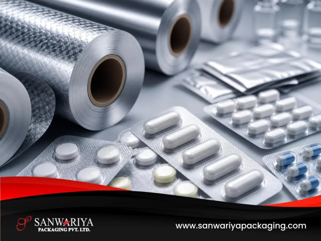 Pharmaceutical blister packs and aluminum foil rolls used for seal integrity in packaging